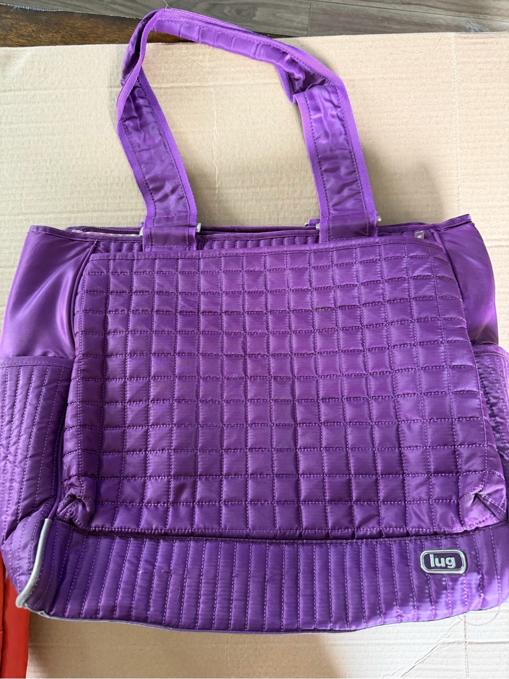 Lug Purple Quilted Tote